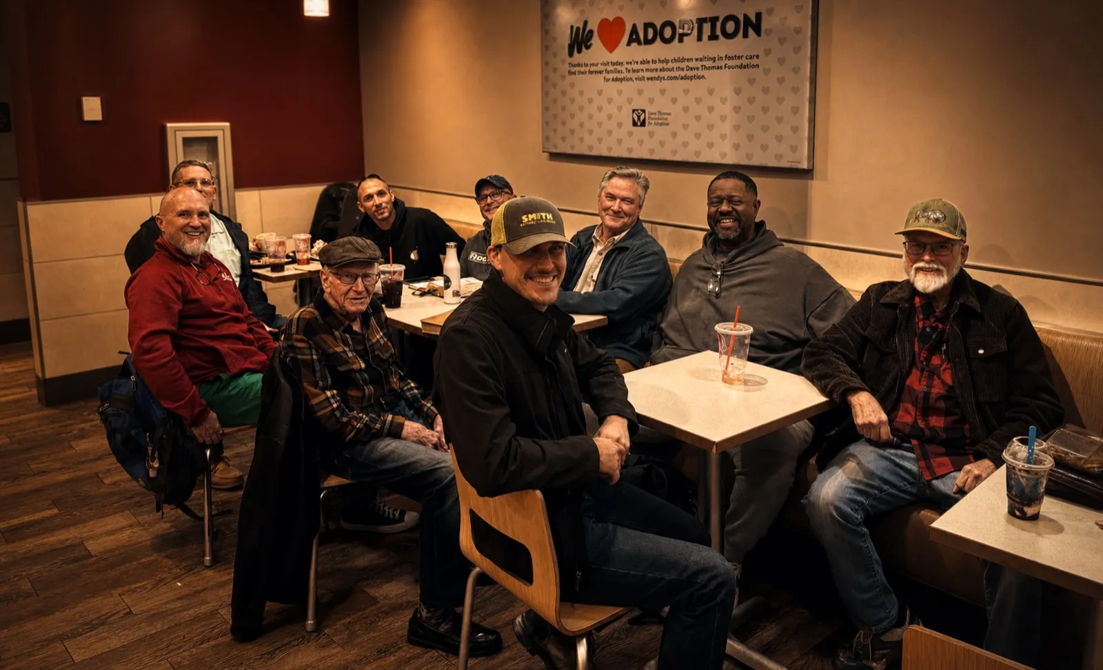 Men from Epic Church gathered together